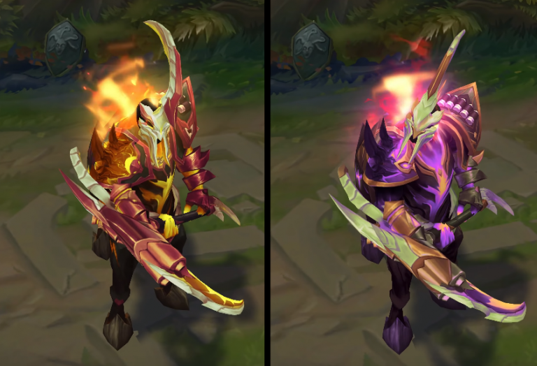 High Noon Hecarim Chroma skin - League of Legends skin