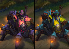 High Noon Urgot Chroma skin - League of Legends skin