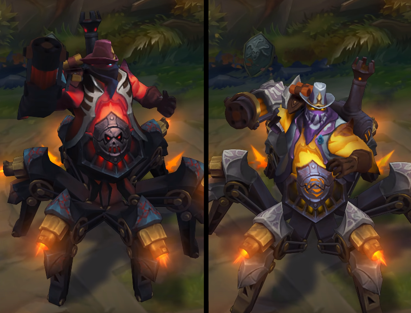 High Noon Urgot chroma skin  pack for league of legends ingame picture