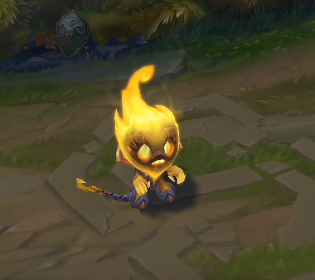 Infernal Amumu chroma skin  pack for league of legends ingame picture