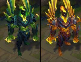 Infernal Galio Chroma skin - League of Legends skin