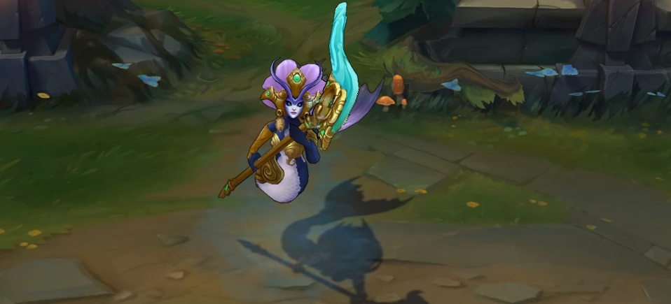 Koi Nami chroma skin  pack for league of legends ingame picture