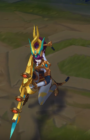 Lunar Wraith Caitlyn chroma skin  pack for league of legends ingame picture