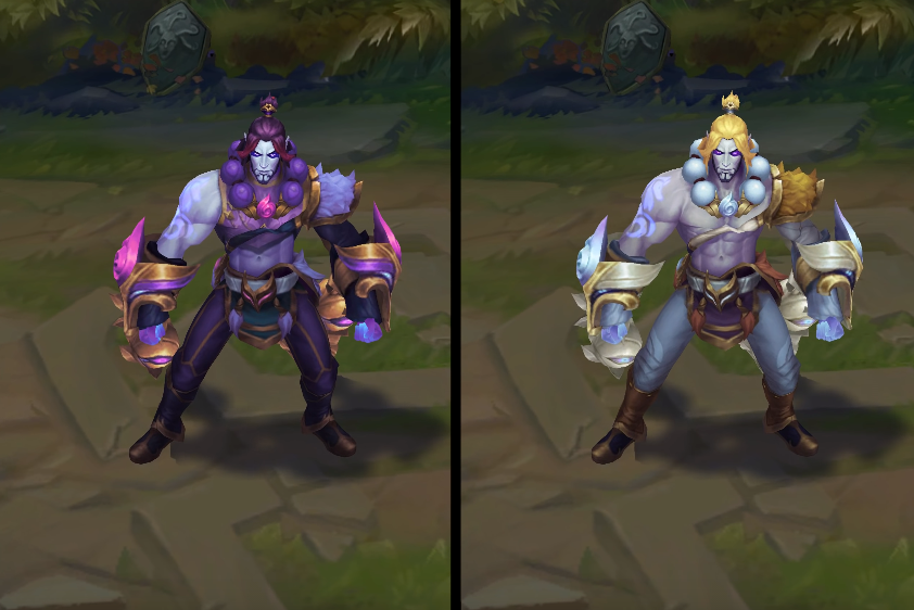 Lunar Wraith Sylas chroma skin  pack for league of legends ingame picture