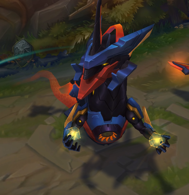 Mecha Aurelion Sol chroma skin  pack for league of legends ingame picture