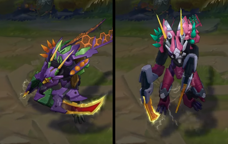 Mecha Kha'Zix Chroma skin - League of Legends skin