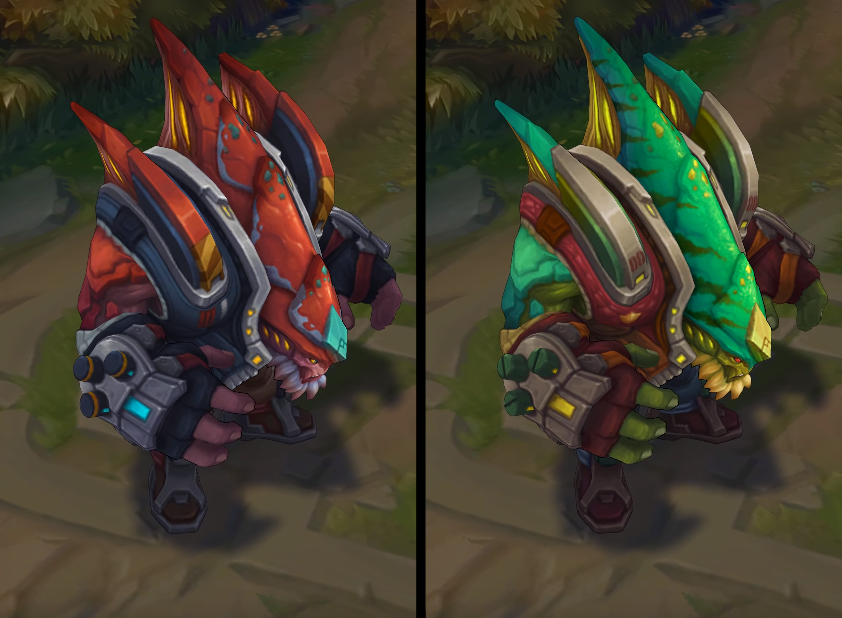 Odyssey Malphite chroma skin  pack for league of legends ingame picture