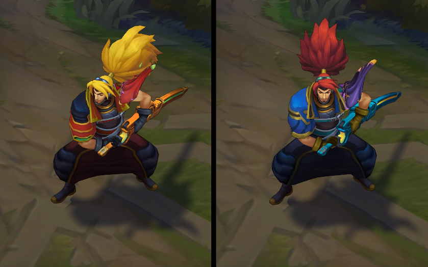 Odyssey yasuo chroma skin for league of legends ingame picture