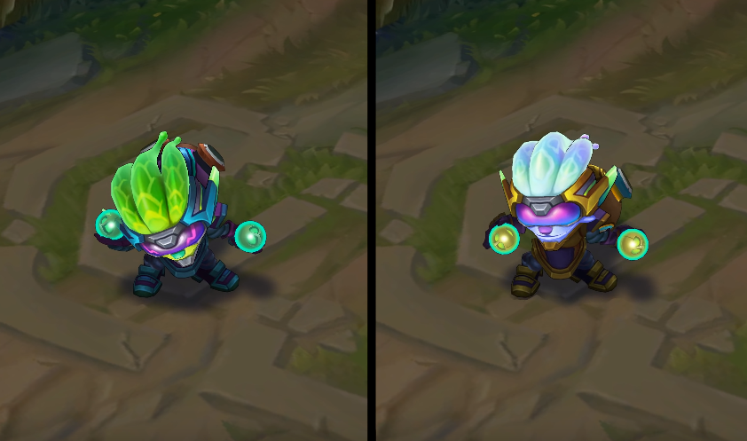Odyssey Ziggs chroma skin  pack for league of legends ingame picture