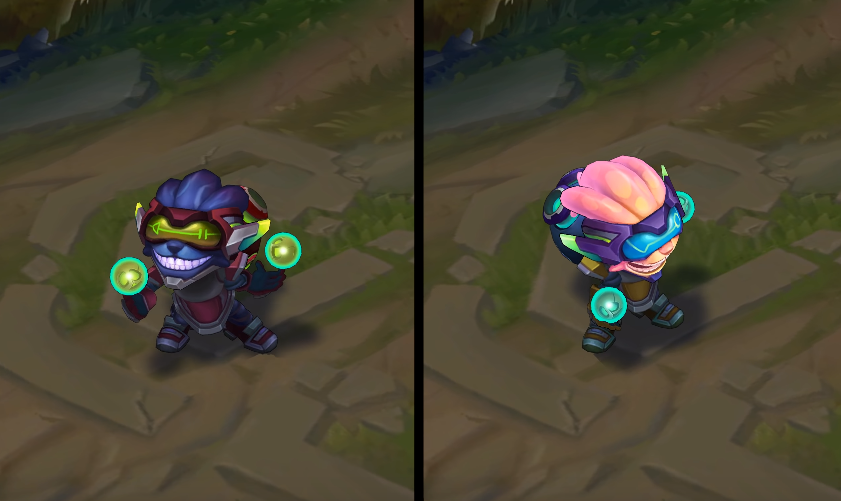 Odyssey Ziggs chroma skin  pack for league of legends ingame picture