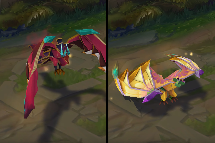Papercraft Anivia chroma skin  pack for league of legends ingame picture
