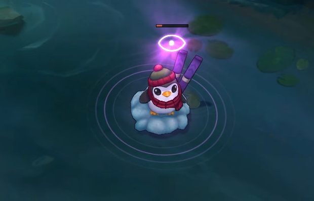 Penguin Skier Ward skin for league of legends ingame picture