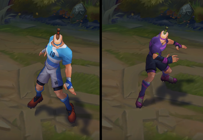 Playmaker Lee Sin chroma skin  pack for league of legends ingame picture