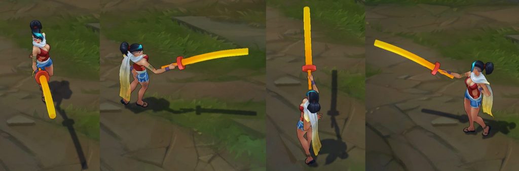 Pool Party Fiora Chroma skin - League of Legends skin