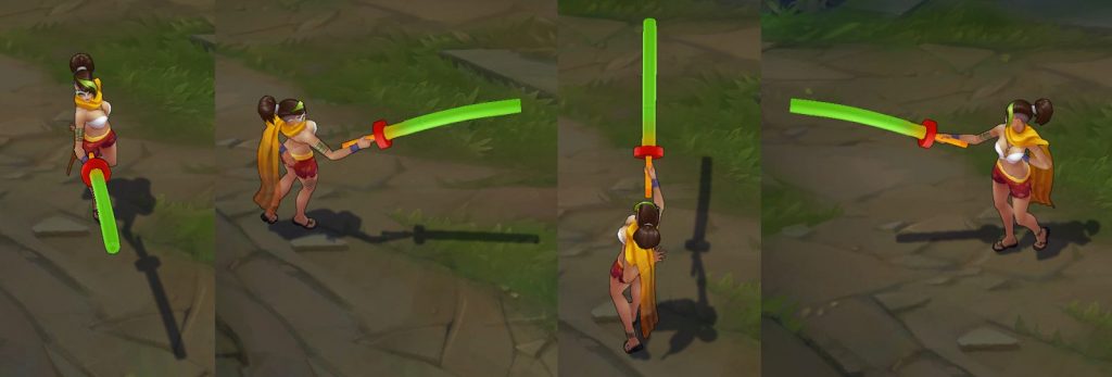 Pool Party Fiora Chroma skin - League of Legends skin