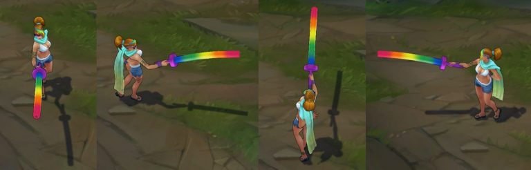 Pool Party Fiora Chroma skin - League of Legends skin