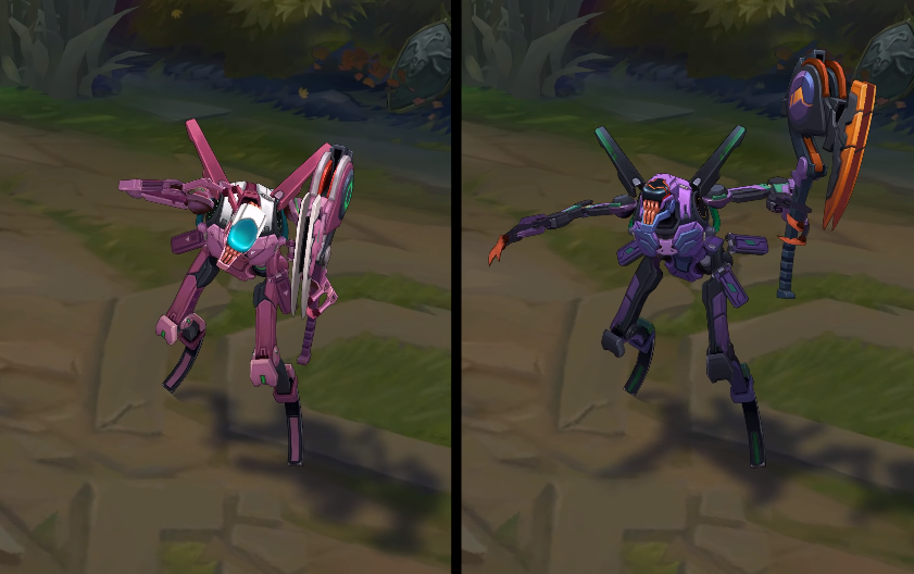 Praetorian Fiddlesticks chroma skin  pack for league of legends ingame picture