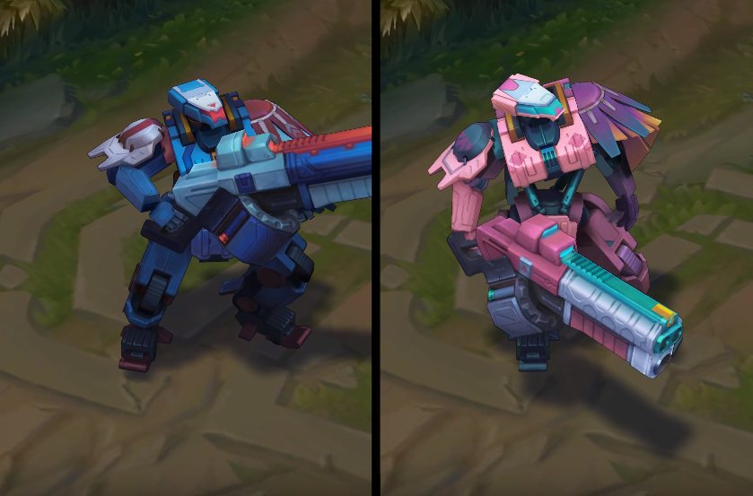 praetorian Graves chroma skin  pack for league of legends ingame picture