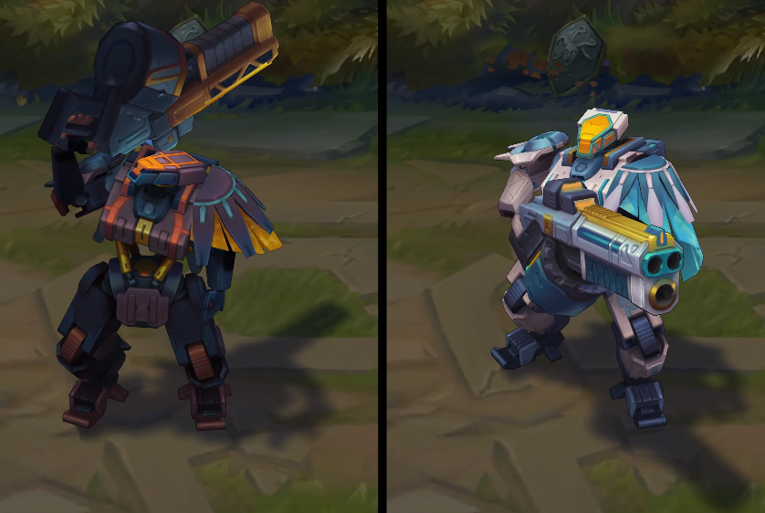 praetorian Graves chroma skin  pack for league of legends ingame picture