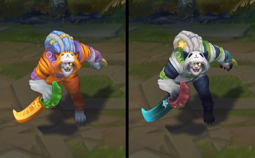 Pretty Kitty Rengar chroma skin pack for league of legends ingame picture