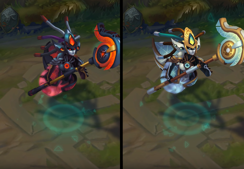 Program Nami chroma skin  pack for league of legends ingame picture