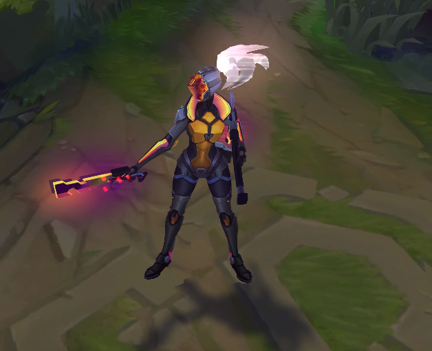PROJECT Akali chroma skin  pack for league of legends ingame picture
