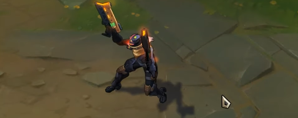 project Lucian chroma skin  pack for league of legends ingame picture