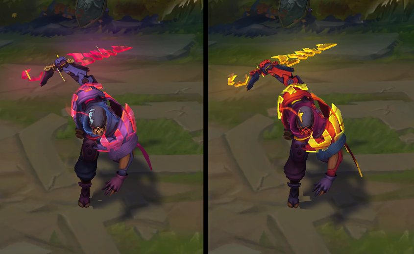 PROJECT Pyke chroma skin pack for league of legends ingame picture