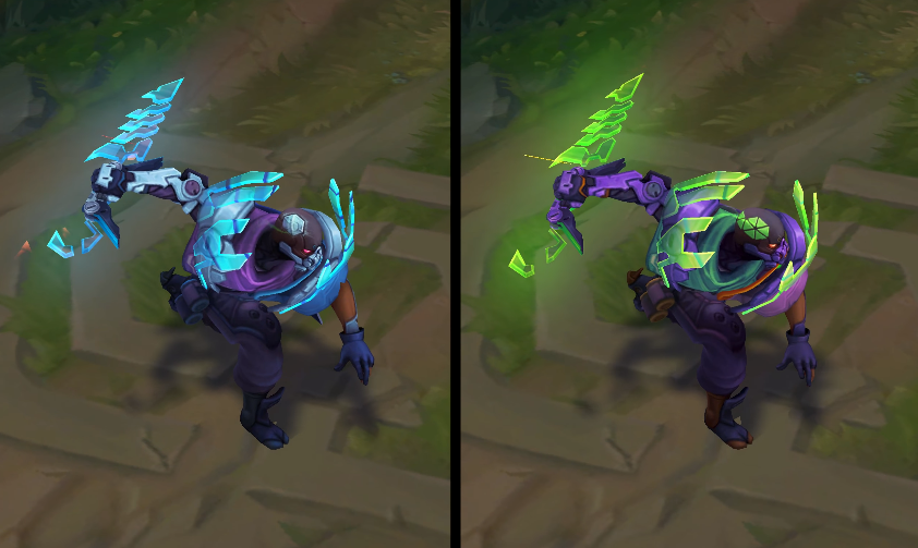 PROJECT Pyke chroma skin pack for league of legends ingame picture