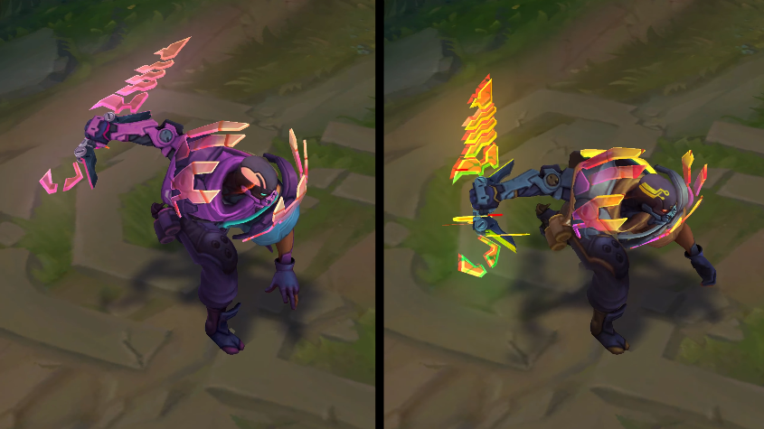 PROJECT Pyke chroma skin  pack for league of legends ingame picture