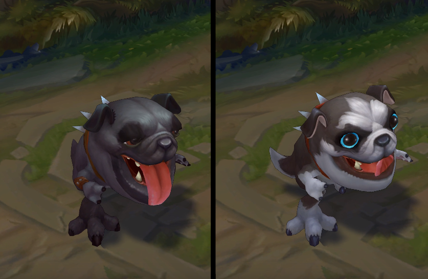 pug'maw chroma skin  pack for league of legends ingame picture