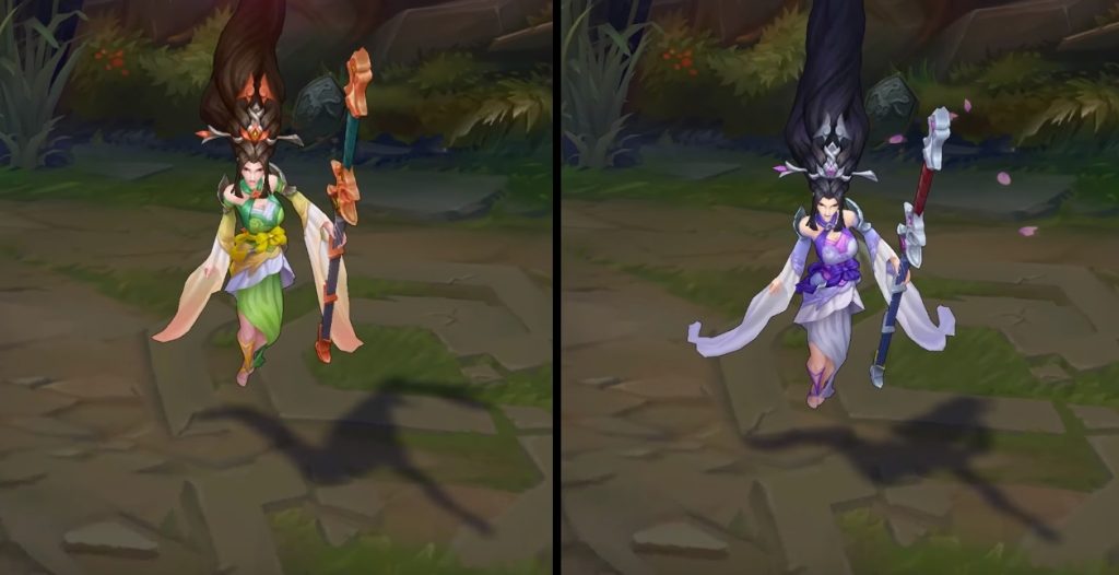 Sacred Sword Janna Chroma skin - League of Legends skin