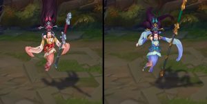 Sacred Sword Janna Chroma skin - League of Legends skin