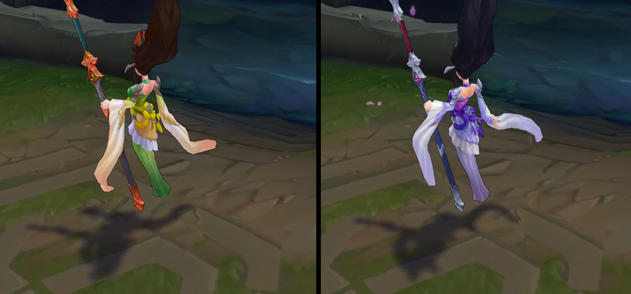 sacred sword janna chroma skin pack for league of legends ingame picture