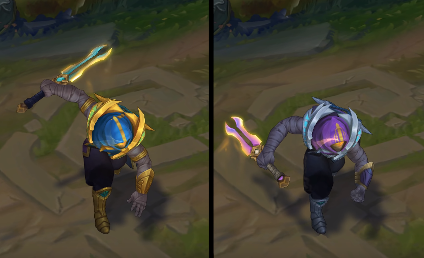 Sand Wraith Pyke chroma skin  pack for league of legends ingame picture