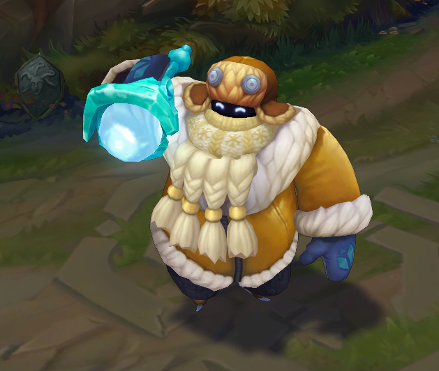 Snow Day Bard chroma skin  pack for league of legends ingame picture