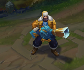 Snow Day Graves Chroma skin - League of Legends skin