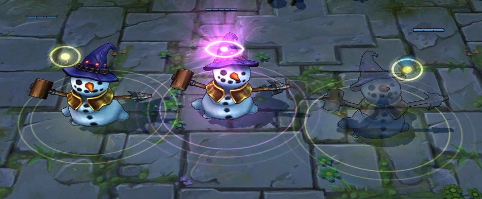 Snowman Ward skin for league of legends ingame picture