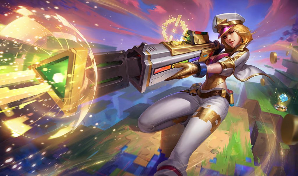Arcade Caitlyn Prestige Edition League of Legends skin