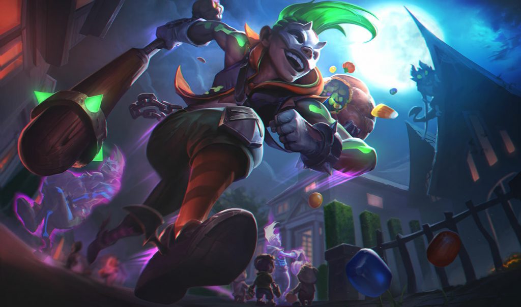 Trick or Treat Ekko League of Legends skin LoL Skin