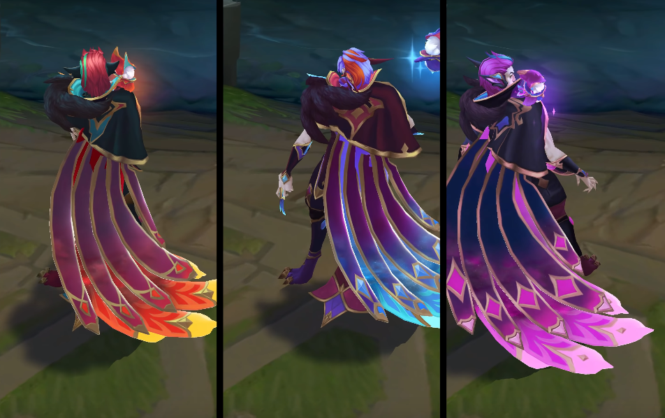 star guardian rakan chroma skin  pack for league of legends ingame picture