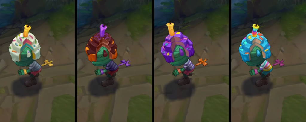 Surprise Party Amumu Chroma skin - League of Legends skin