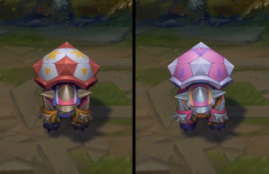 Sweeper Rammus Chroma skin - League of Legends skin