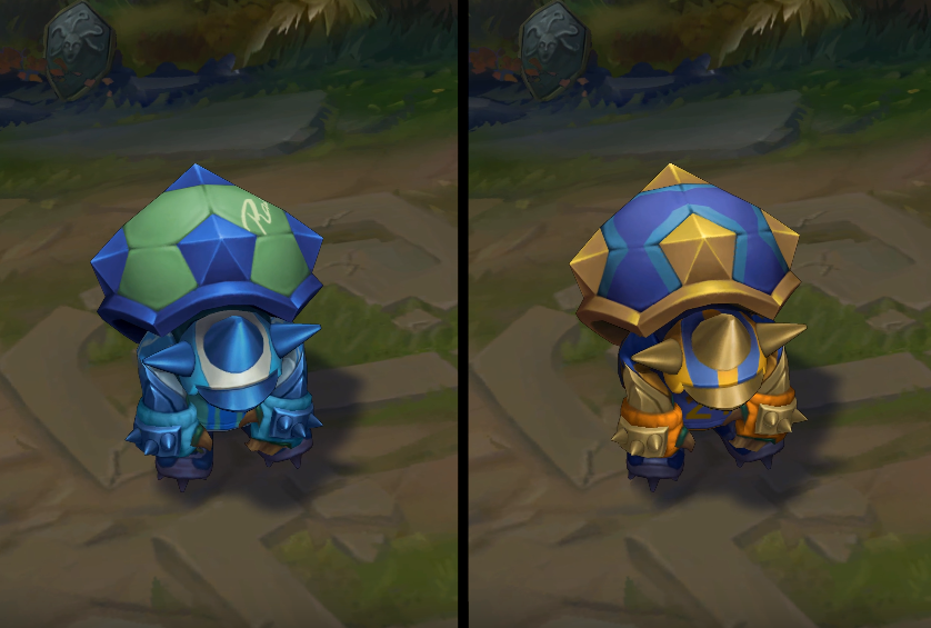 Sweeper Rammus chroma skin  pack for league of legends ingame picture
