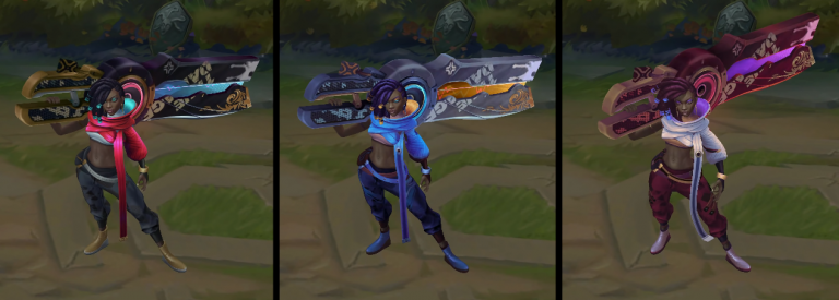 True Damage Senna Chroma skin - League of Legends skin