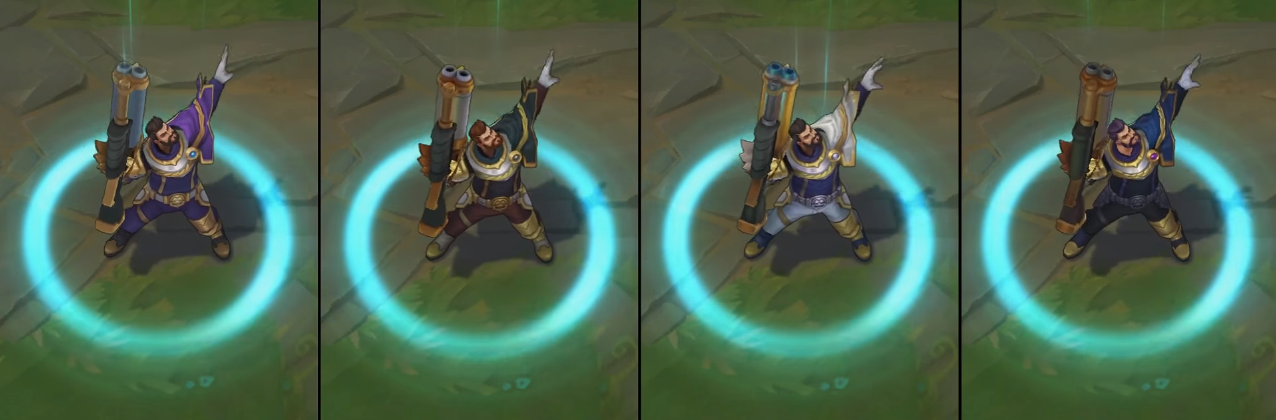 victorious Graves chroma skin  pack for league of legends ingame picture