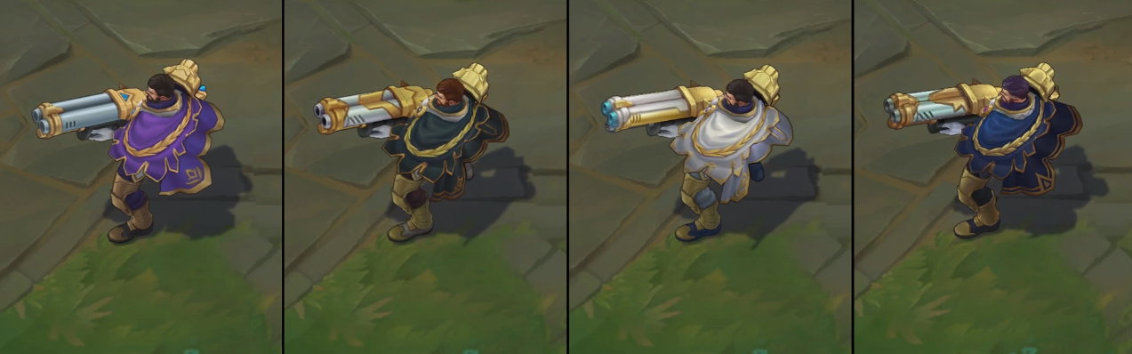 victorious Graves chroma skin  pack for league of legends ingame picture