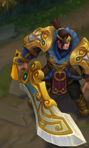 Warring Kingdoms Garen Chroma skin - League of Legends skin