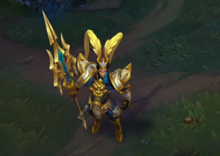 Warring Kingdoms Jarvan Chroma skin - League of Legends skin