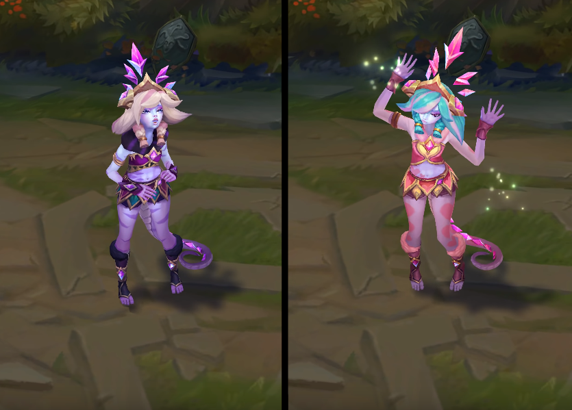 Winter Wonder Neeko chroma skin  pack for league of legends ingame picture